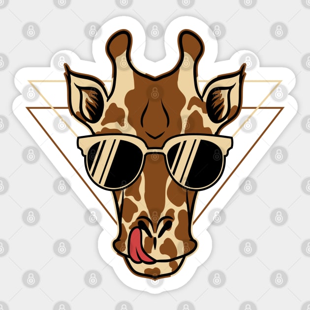 Giraffe Sticker by TambuStore